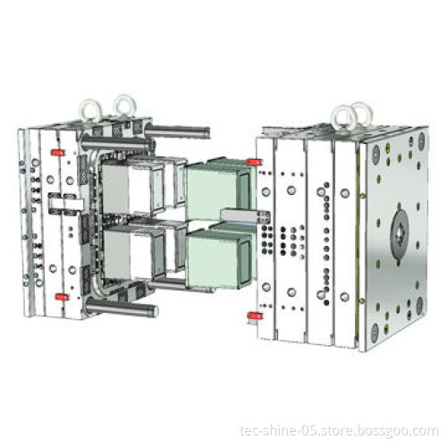 Plastic Injection Mold, Made of PP, PE, ABS Materials, 2 Meters Mold SizeNew